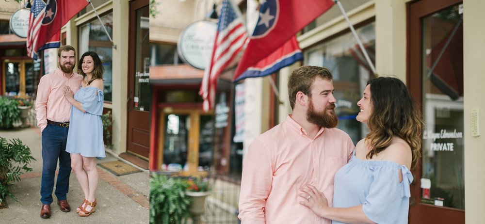 Columbia Tennessee Hometown Engagement Session | Amy Allmand photography