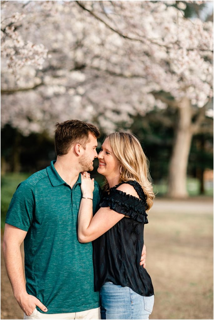 Germantown Spring Engagement Session | Amy Allmand photograpy