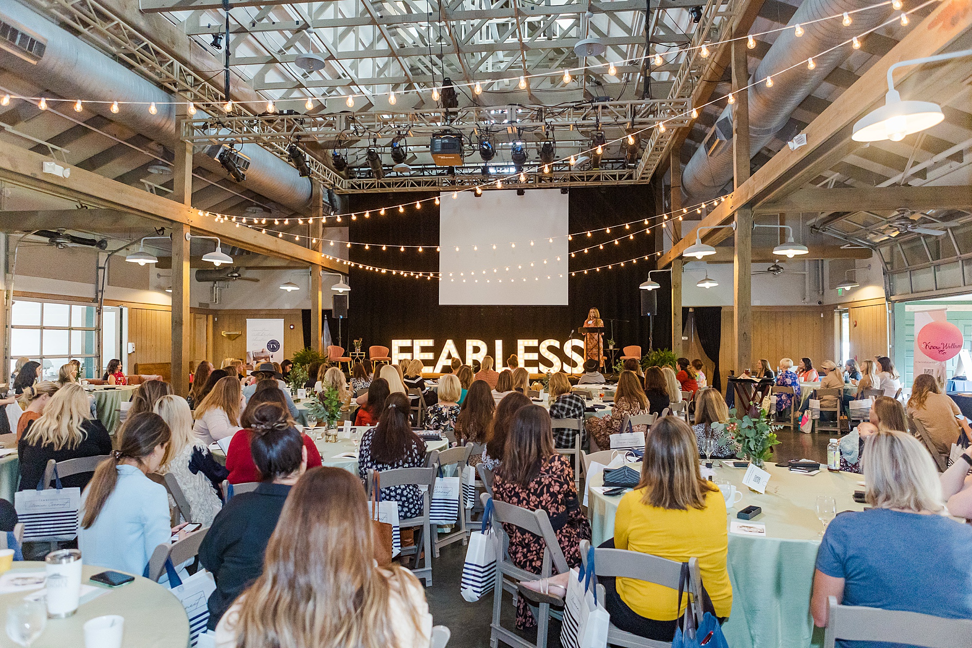 keynote speaker during Tennessee Women Connect Live Event