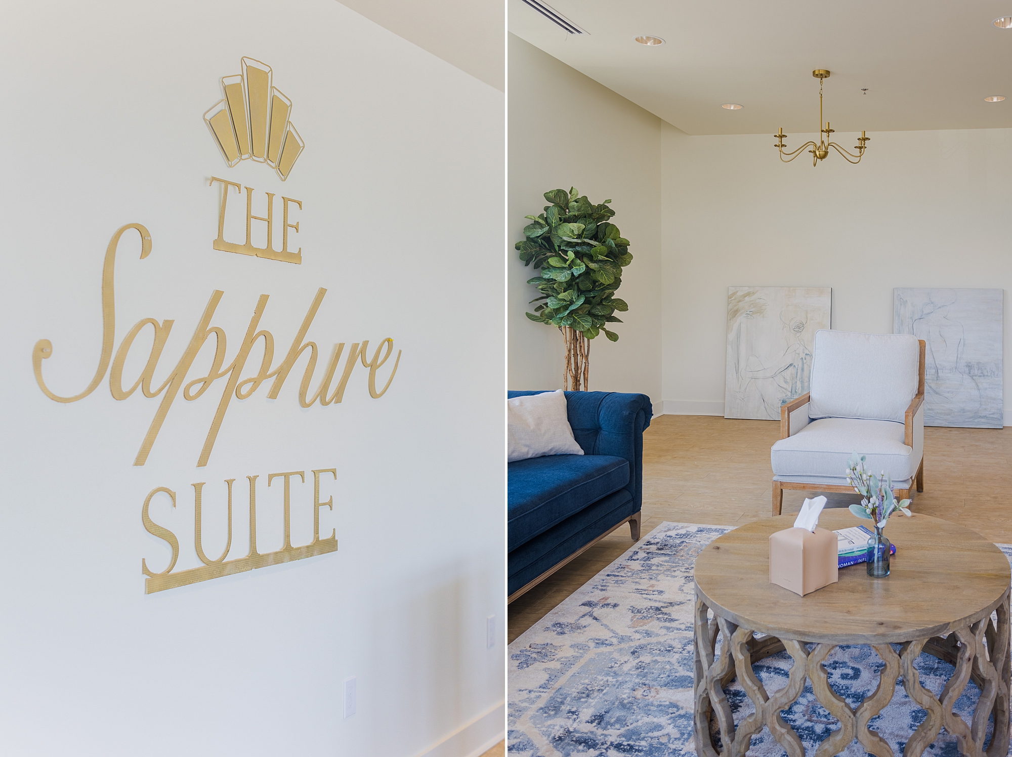 entry way to The Sapphire Suite, luxury co-working space for women