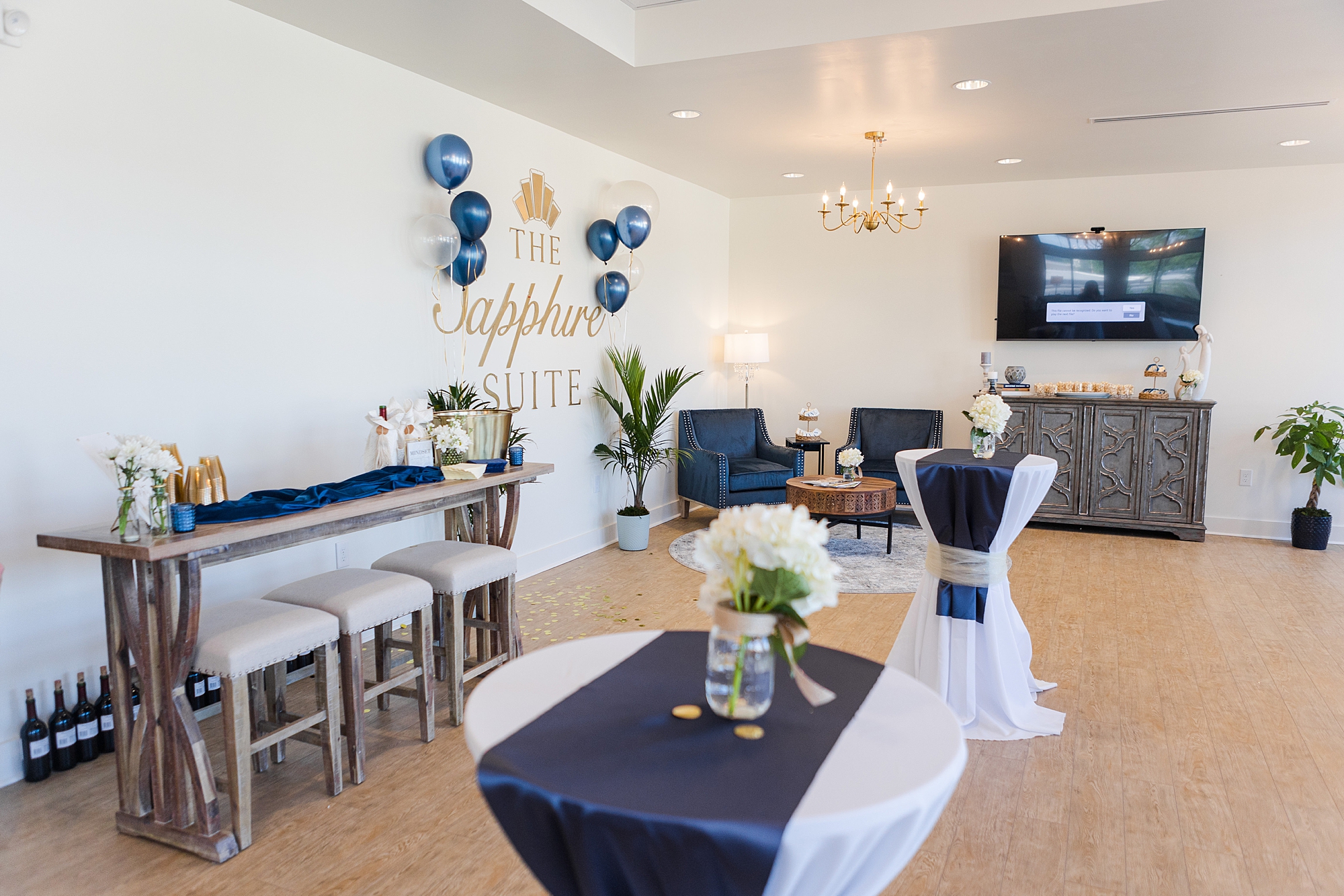 opening day party at The Sapphire Suite