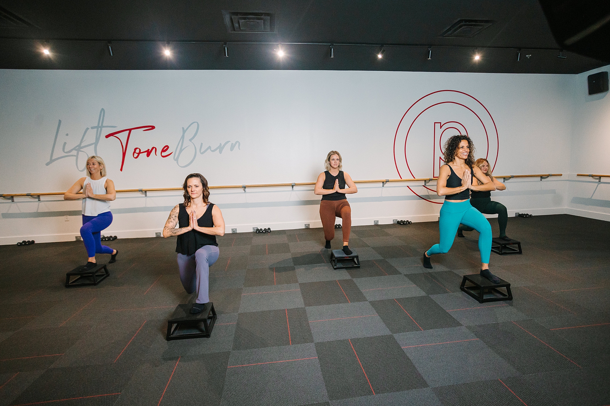 Pure Barre Westhaven fitness branding photos featuring instructors