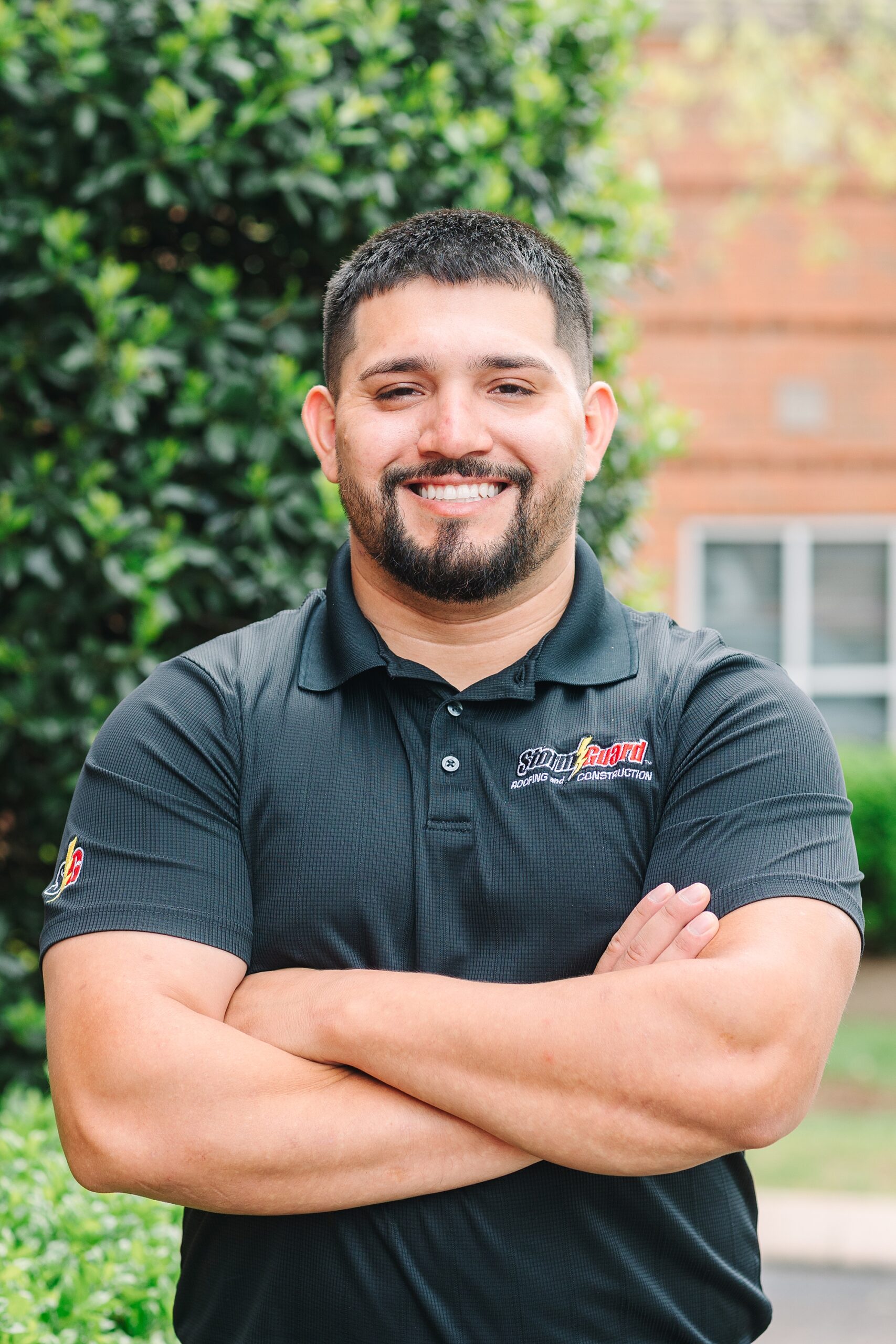 home-service business branding session with individual team portraits